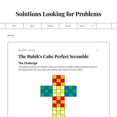 โปรแกรมเมอร์ค้นพบว่ามีเพียงหนึ่งเดียวของการ "สลับที่สมบูรณ์แบบ" ของ Rubik's Cube ในบรรดาความเป็นไปได้ 43 ควินทิลเลียนแบบ