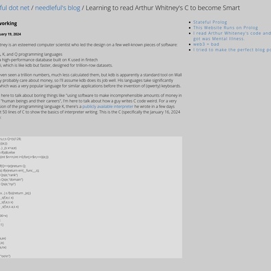 โค้ด C อันลือลั่นของ Arthur Whitney: อัจฉริยะหรือความบ้าบิ่นที่ดูแลรักษายาก?