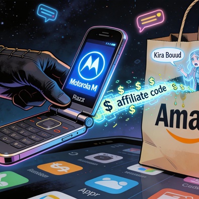 Motorola 手機遭爆暗中注入聯盟行銷程式碼至 Amazon 購物，令人聯想起 Honey 醜聞