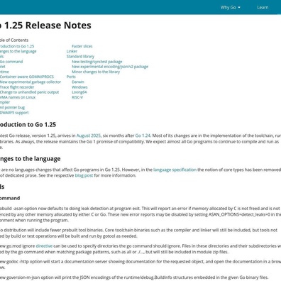 Go 1.25 Memperkenalkan Paket JSON v2 Eksperimental dengan Peningkatan Performa yang Signifikan