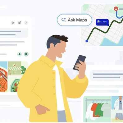 Google Maps 的 Ask Maps AI 現在可以訂餐、訂飯店，甚至讀取你的 Gmail