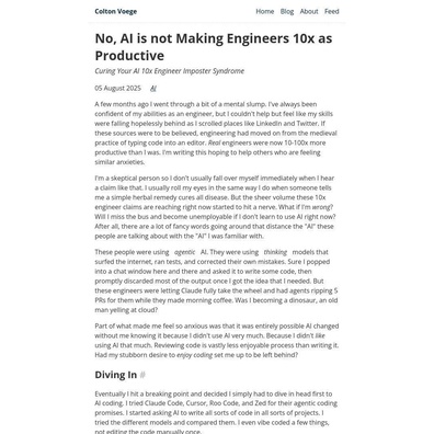Alat Coding AI Tidak Memenuhi Klaim Produktivitas 10x Lipat, Analisis Developer Mengungkap