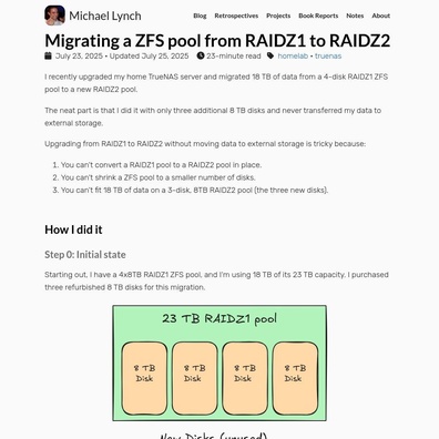 Việc Di Chuyển ZFS Pool từ RAIDZ1 sang RAIDZ2 Gây Ra Cuộc Tranh Luận Về An Toàn Trong Cộng Đồng Lưu Trữ