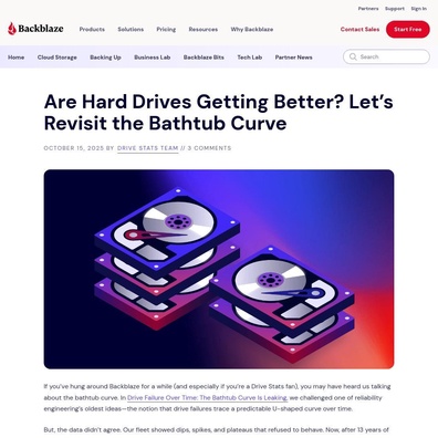 ฮาร์ดดิสก์ท้าทายกาลเวลา: ข้อมูลใหม่ชี้ว่าฮาร์ดดิสก์ใช้งานได้นานกว่าที่เคยเป็นมา