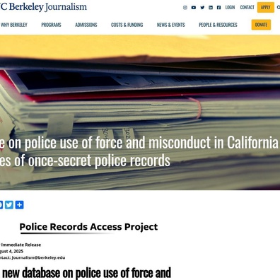 ฐานข้อมูลตำรวจ California จุดประกายการถกเถียงเรื่อง Qualified Immunity และความรับผิดชอบของเจ้าหน้าที่