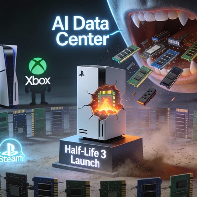 วิกฤตราคา RAM คุกคามการเปิดตัว Steam Machine และการปล่อย Half-Life 3