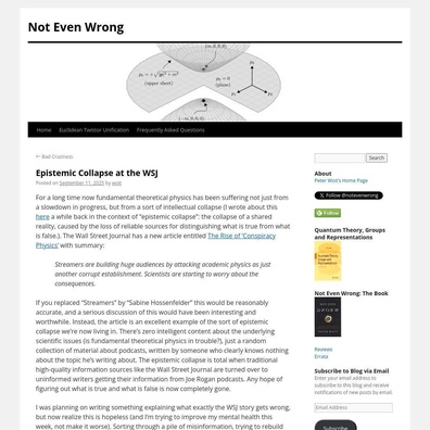 Wall Street Journal Menghadapi Kritik atas Laporan Sains yang Buruk saat "Keruntuhan Epistemik" Menyebar