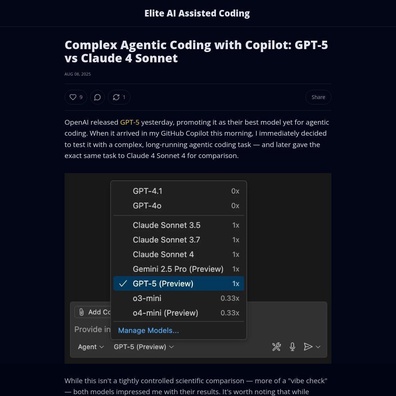 GPT-5 vs Claude 4 Sonnet: Komunitas Developer Ungkap Hasil Beragam dalam Tes Coding Dunia Nyata