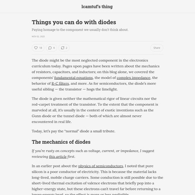 Melampaui Penyearah: Fleksibilitas Menakjubkan Dioda dalam Elektronik Modern