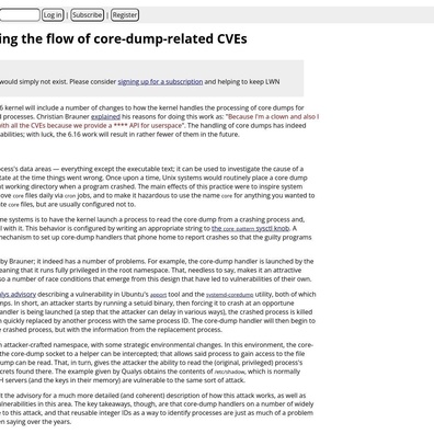 Linux Kernel 5.13 เปิดตัวการแก้ไขความปลอดภัยครั้งใหญ่สำหรับช่องโหว่ Core Dump