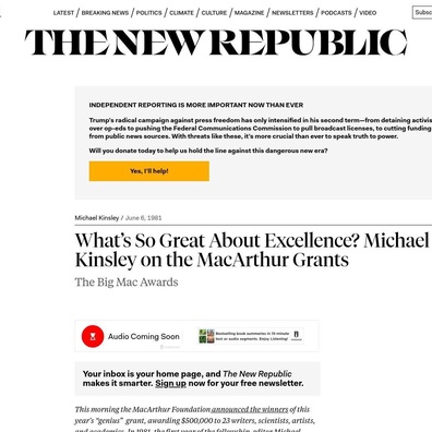 Perdebatan Geran Genius: Adakah Anugerah Elite Merangsang Inovasi Atau Hanya Meraikan Kejayaan?