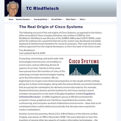 Kebenaran Tersembunyi di Balik Kisah Asal Cisco: Bagaimana Bill Yeager dari Stanford Sebenarnya Menciptakan Teknologi Router