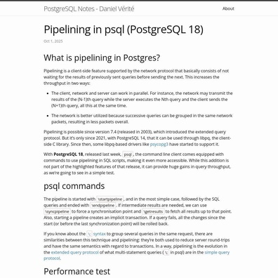 ฟีเจอร์ Pipelining ใน PostgreSQL กระตุ้นให้นักพัฒนารีบอัปเดตไดรเวอร์ฐานข้อมูล