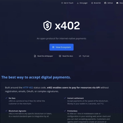 Protokol x402 Mendapat Momentum Saat Developer Memperdebatkan Standar Pembayaran Terbuka vs Kontrol Korporat