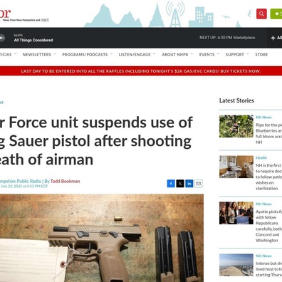 Krisis Keselamatan Pistol Sig Sauer M18 Memaksa Tentera Udara Menggantung Penggunaan Senjata Selepas Insiden Maut