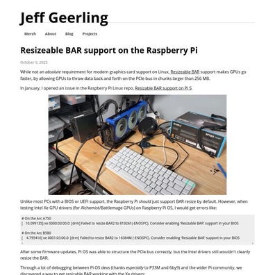 Terobosan Resizable BAR Raspberry Pi 5 Buka Potensi GPU Intel