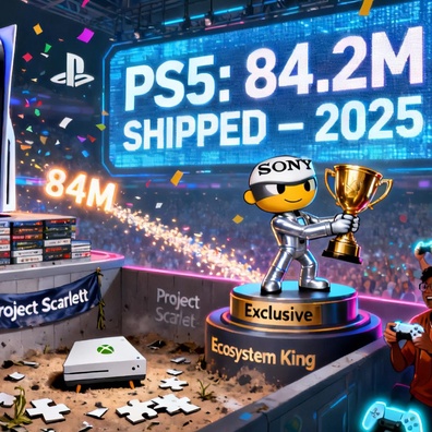 PS5销量突破8400万台,索尼生态系统战略全面超越Xbox