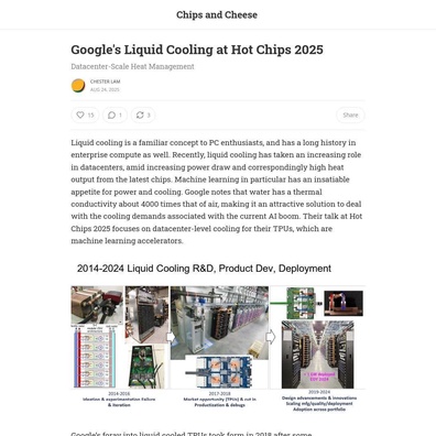 Pendinginan Cair Datacenter Google Memicu Perdebatan Mengenai Klaim Inovasi vs. Teknologi Mainframe Berusia Puluhan Tahun