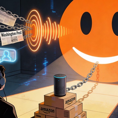 Amazon 的 Alexa Plus 現可針對任何主題生成 AI 播客，背後有超過 200 項新聞授權協議支援