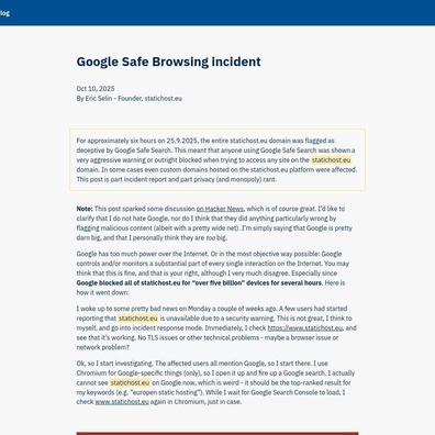 เหตุการณ์ Google Safe Browsing จุดประเด็นถกเถียงเรื่องการกำกับดูแลอินเทอร์เน็ตและอำนาจของแพลตฟอร์ม