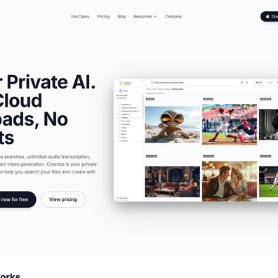 Aplikasi Desktop Cosmos Membolehkan Carian Arkib Media Berkuasa AI Tempatan dan Monetisasi