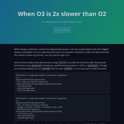 Ketika Optimisasi Kompiler Berbalik Arah: Bagaimana O3 Dapat Membuat Kode Rust 2x Lebih Lambat