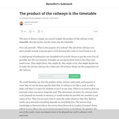 ตารางเวลาเดินรถไฟ: คือสินค้าหลัก หรือเป็นเพียงคำสัญญา? ชุมชนถกประเด็นว่าอะไรคือสิ่งที่ทำให้ระบบรถไฟทำงานได้จริง