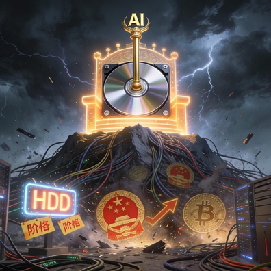 ราคา HDD พุ่งสูงขึ้นเร็วที่สุดในรอบหลายปี หลังบูมศูนย์ข้อมูล AI และความต้องการ PC ในจีน