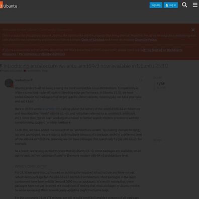 การผลักดัน x86-64-v3 ของ Ubuntu: ผลประโยชน์ด้านประสิทธิภาพ 1% ที่อาจประหยัดเงินได้หลายล้าน