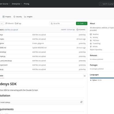 開發者擁抱 CodeSYS:一款用於 Claude CLI 腳本編寫的極簡 SDK