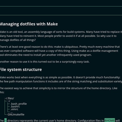 Các lập trình viên tranh luận về Make vs Shell Scripts vs Công cụ hiện đại cho quản lý Dotfile