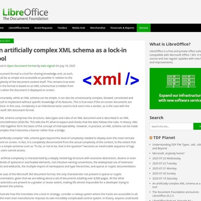 Microsoft 8,000頁 XML 架構引發爭議:刻意複雜化與傳統需求之間的辯論