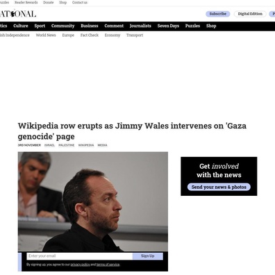 Artikel Wikipedia Tentang Genosida Gaza Cetuskan Debat Berkenaan Neutraliti dan Tekanan Politik