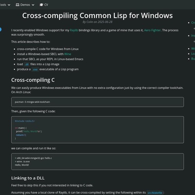 Kompilasi Silang Common Lisp Windows Menghadapi Pertukaran Prestasi dan Cabaran Pelesenan
