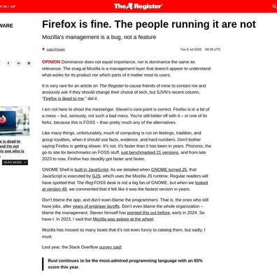 Khủng hoảng quản lý của Mozilla: Firefox vẫn mạnh mẽ bất chấp những thất bại trong lãnh đạo