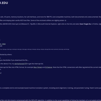 Senarai Interrupt Ralf Brown: Dokumentasi Era DOS yang Membentuk Generasi Pengaturcara