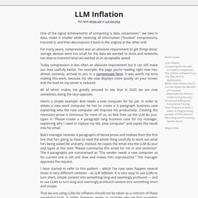 LLM インフレーションが無駄な情報循環を生成、AI が同じコンテンツを拡張してから圧縮