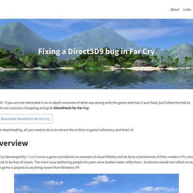 圍繞 Far Cry Direct3D9 錯誤修復的網站抄襲爭議浮現