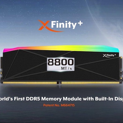 V-Color ra mắt bộ nhớ DDR5 XFinity+ với màn hình OLED tích hợp để giám sát hệ thống theo thời gian thực