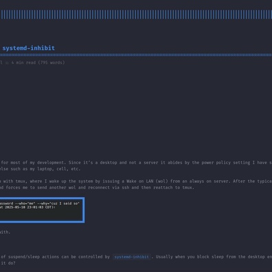 Người dùng Linux tranh luận về các giải pháp thay thế tốt hơn cho systemd-inhibit để ngăn hệ thống ngủ trong các phiên SSH