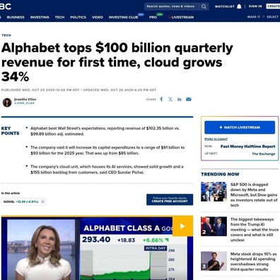 Cược AI của Google Thành Công Khi Doanh Thu Đám Mây Tăng Vọt 34%, Nhưng Cộng Đồng Đặt Câu Hỏi Về Chiến Lược Dài Hạn