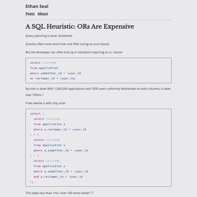 นักพัฒนาฐานข้อมูลถกเถียงปัญหาประสิทธิภาพ SQL OR Query และการออกแบบ Schema ทางเลือก