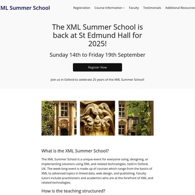 Website XML Summer School sập do lưu lượng truy cập từ cộng đồng công nghệ quan tâm