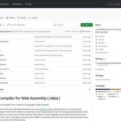 Compiler C4wa Menghadapi Persaingan dari Clang dan Zig untuk Output WebAssembly Minimal