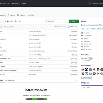Plugin hardtime.nvim Membantu Membuang Tabiat Buruk Vim, Mencetuskan Perbahasan Falsafah Navigasi