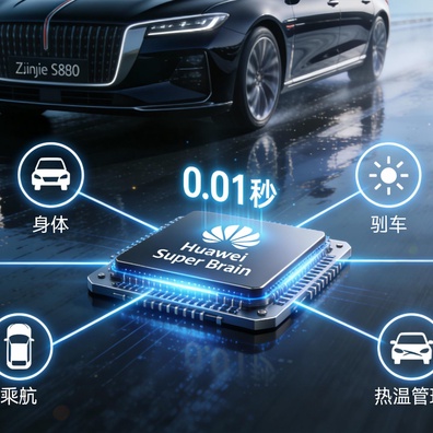 Huawei Unveils "Super Brain" Chip for Cars, Promising 0.01-Second Control and Enhanced Safety