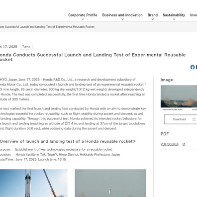 Ujian Roket Honda Mencetuskan Perdebatan Mengenai Ambisi Angkasa Lepas Jepun dan Persaingan dengan SpaceX