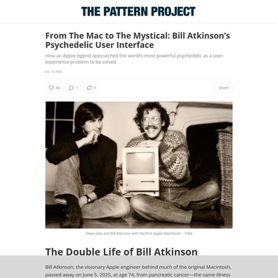 科技社群就迷幻物質安全性與可及性展開辯論,源於 Bill Atkinson 的遺產