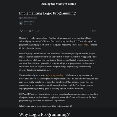 Developers Share Practical Logic Programming Implementations and Real-World Applications