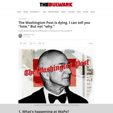 Washington Post đối mặt với khủng hoảng khi các quyết định lãnh đạo của Bezos gây ra làn sóng ra đi hàng loạt và phản ứng dữ dội từ cộng đồng